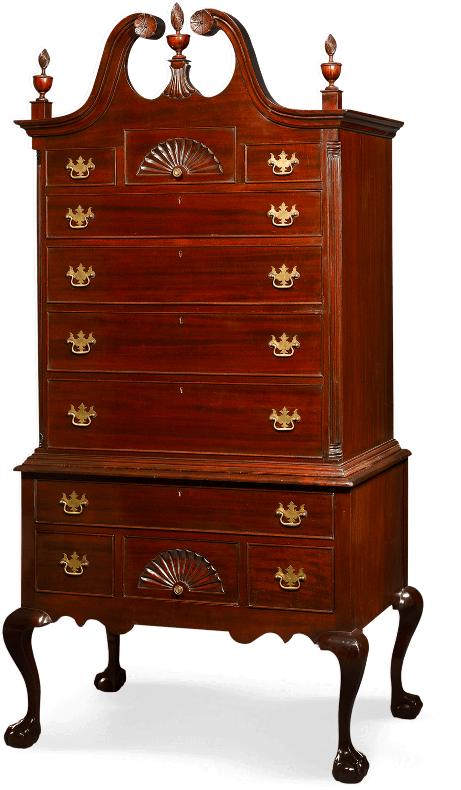 Queen Anne Highboy Chest - Highboy Furniture (1750x1750), Png Download