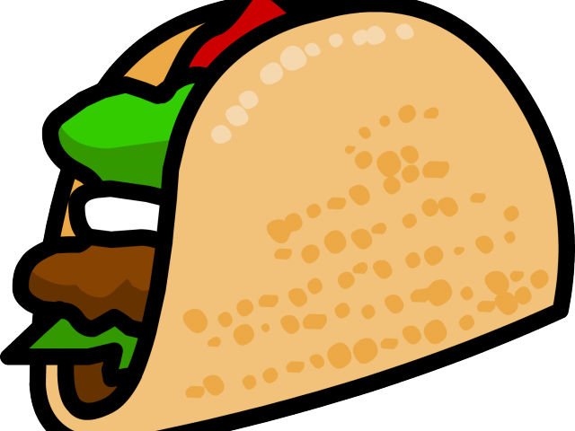 Taco Clipart Mexican Flag - Taco Png (640x480), Png Download