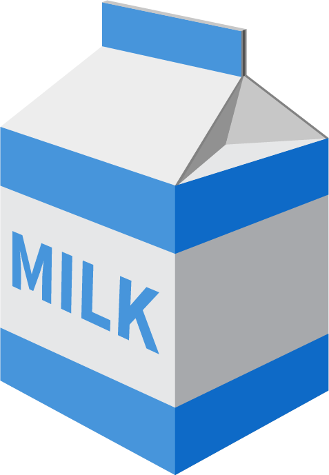 Milk Carton - Milk Carton Transparent (477x689), Png Download