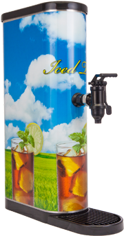 Coke Gold Peak Tea Urns Electric Pump Post Mix Dispenser - Pint Glass (476x348), Png Download