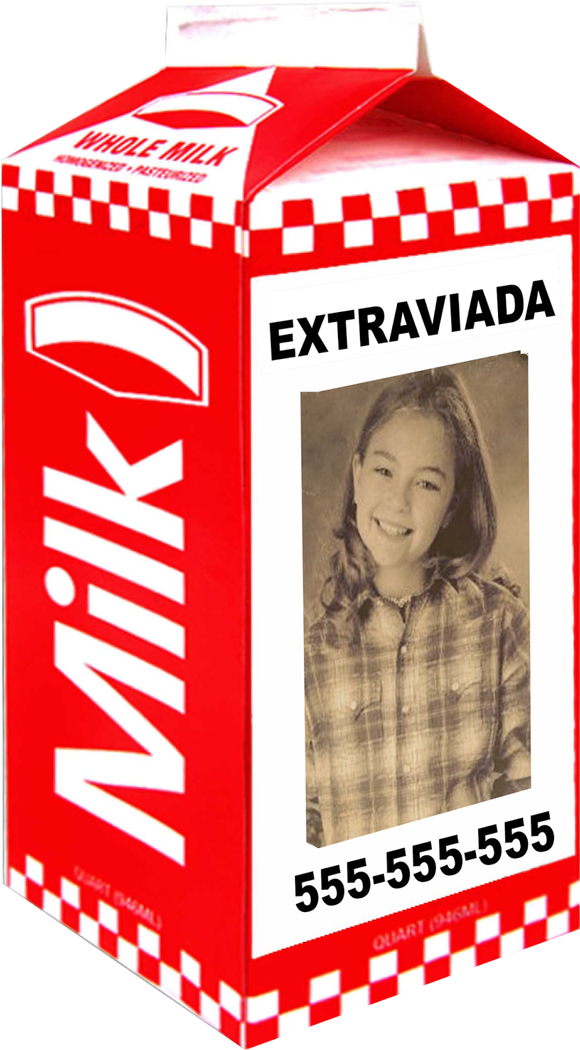 Milk - Missing Milk Carton (1237x1600), Png Download