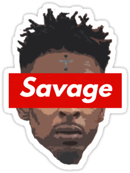Sticker,375×360 - U1 - Issa 21 Savage Background (375x360), Png Download