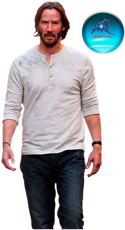 John Wick Render 2 By Toze13 - Henley Shirt John Wick (600x775), Png Download