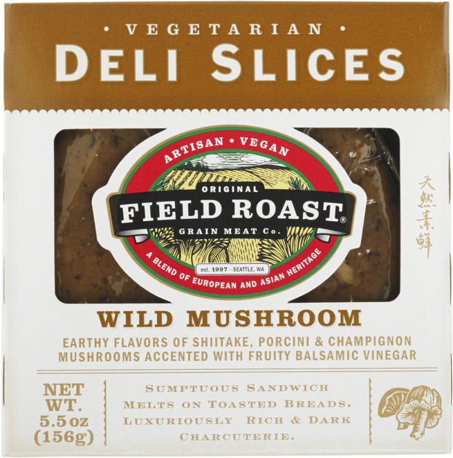 Wild Mushroom Deli Slices - Field Roast Lentil Sage Deli Slices (768x766), Png Download