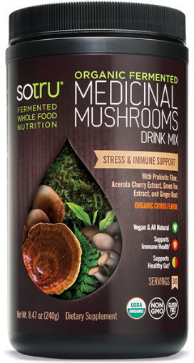 Sotru - Organic Fermented Medicinal Mushrooms - 8.47 (600x600), Png Download