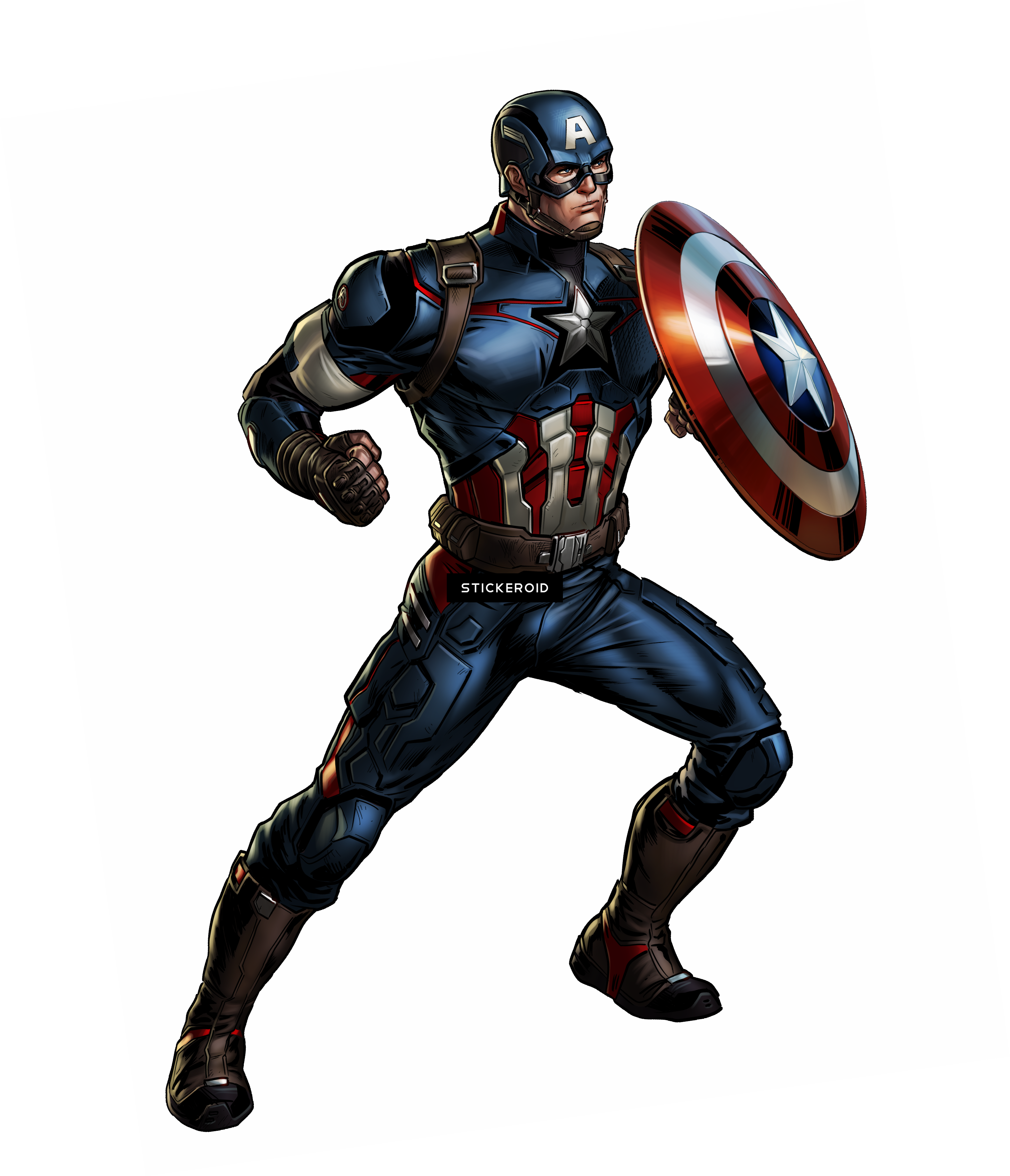 Captain America Shield Actors Heroes - Avengers Alliance Marvel Character (3131x3643), Png Download