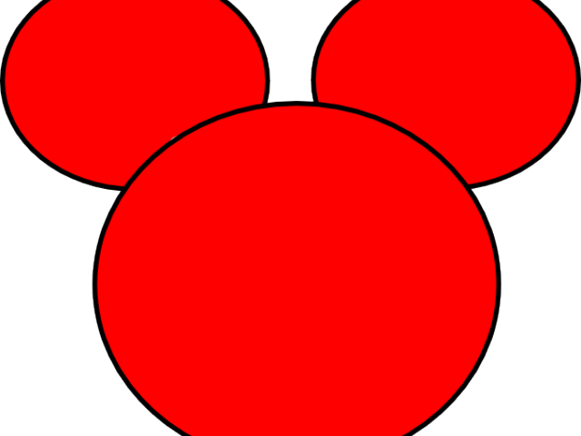 Mickey Ears Clipart - Mickey Mouse (640x480), Png Download