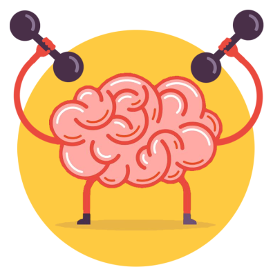 The Partners Connected Health Fit Mind Challenge - Brain Train (395x400), Png Download