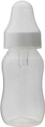150ml Reusable Bottle Clear - Clear Baby Bottle (500x500), Png Download