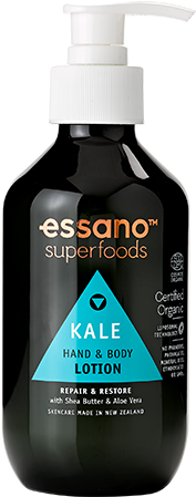 Superfoods Kale Certified Organic Hand & Body Lotion - Superfood (300x450), Png Download