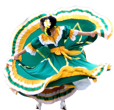 Navigation - Mexican Dress (412x404), Png Download