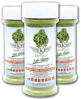 Easykale Kale Shaker 3-pack - Curly Kale (338x400), Png Download