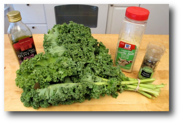 Baked Kale Chips Ingredients - Broccoli (601x413), Png Download