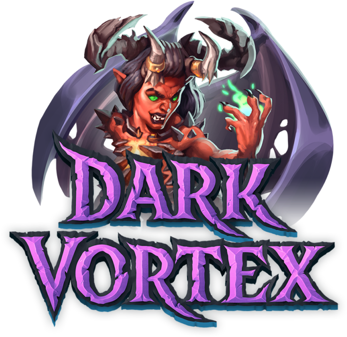 Dark Vortex - Dark Vortex Slot Logo (720x720), Png Download