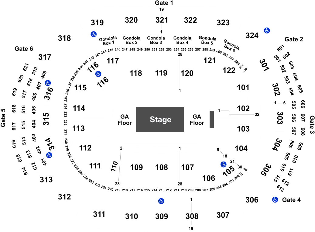 Legend - Row Ga Air Canada Centre (1050x794), Png Download