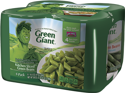 Green Giant Kitchen Sliced Green Beans 4 - Green Giant Sweet Corn, Whole Kernel - 4 Pack, 15.25 (400x400), Png Download