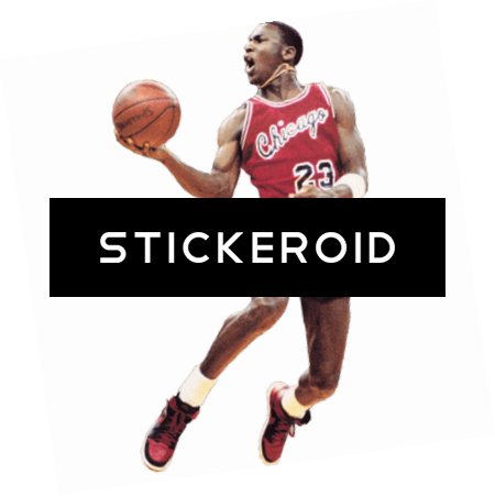 Michael Jordan Basketball - Michael Jordan 23 Nba Basketball Chicago Bulls Macbook (450x451), Png Download