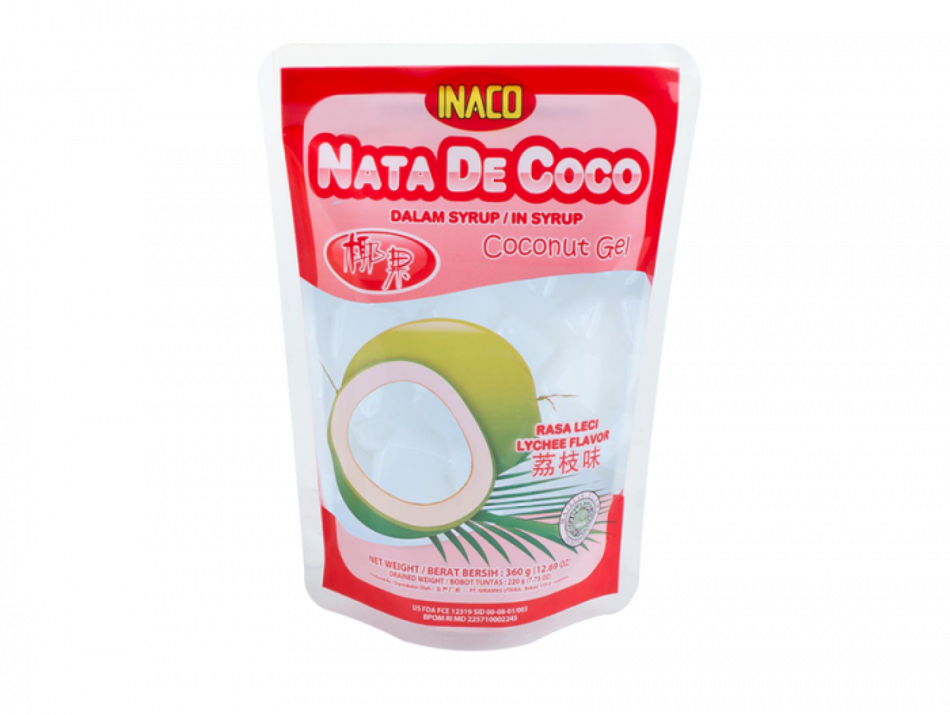 Download Coco - Inaco Nata De Coco Lychee Dalam Syrup Gel - 12.69 Oz ...