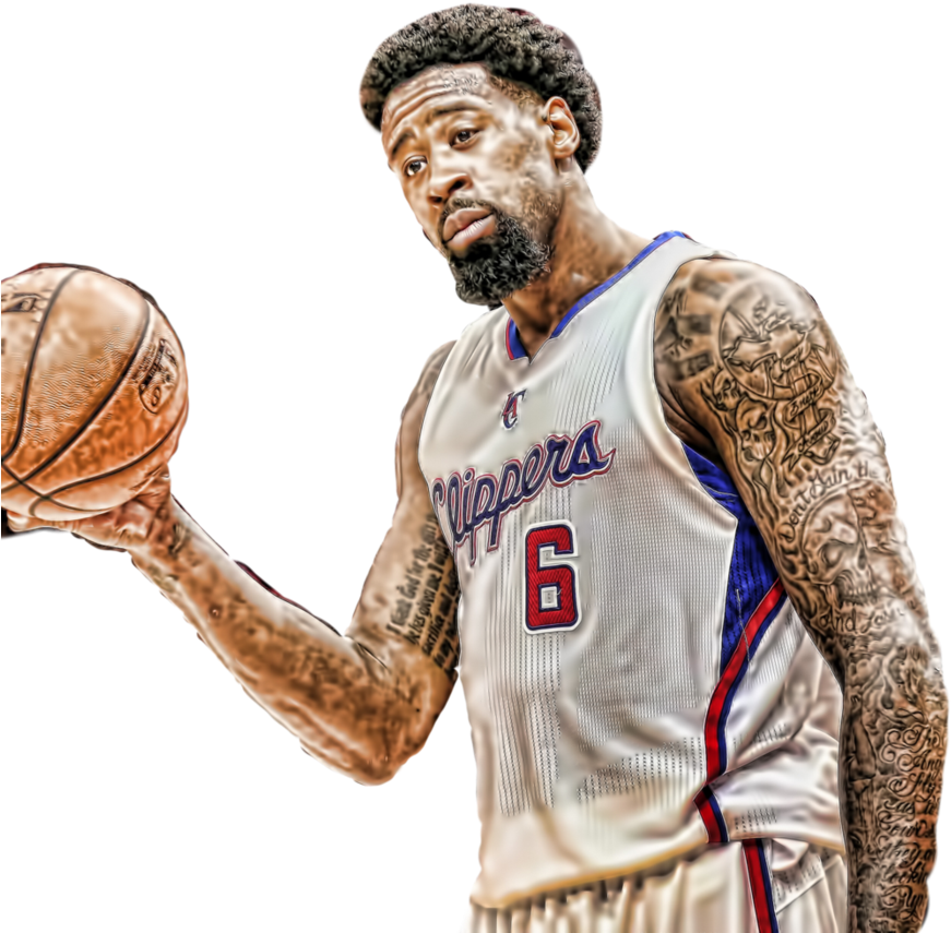 By Ryanssportspngs On Deviantart - Deandre Jordan Png (894x894), Png Download