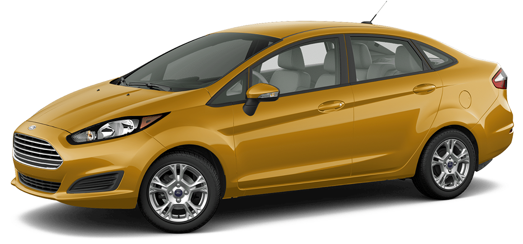 2016 Ford Fiesta Model Design - Ford Fiesta 2014 White Sedan (1050x568), Png Download