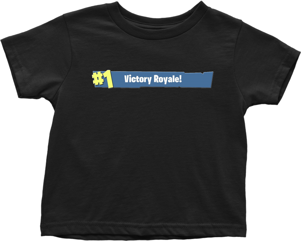 #1 Victory Royale Fortnite Toddler T-shirt - Fortnite T Shirt Rainbow Smash (1024x1024), Png Download