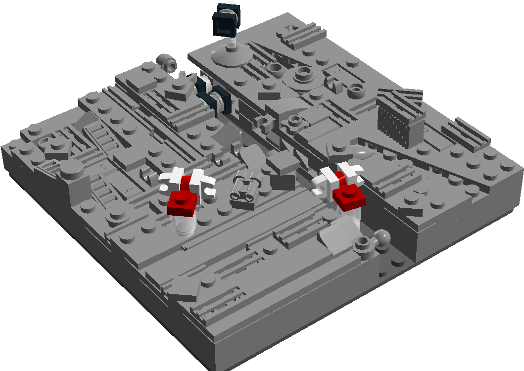 Star Wars Micro Deathstar - Lego Star Wars Micro Tie Fighter (1200x749), Png Download
