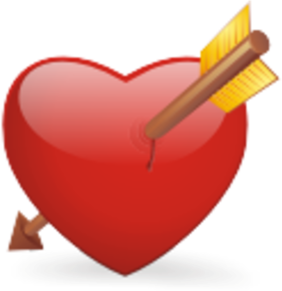 Heart Icon (579x597), Png Download