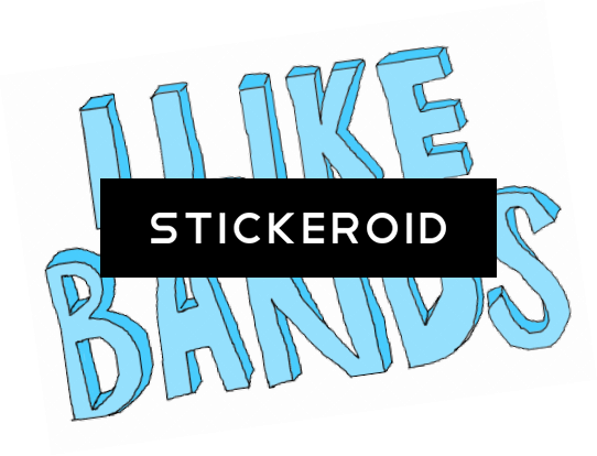 I Like Bands - Hipster Sticker Tumblr Blue (542x414), Png Download