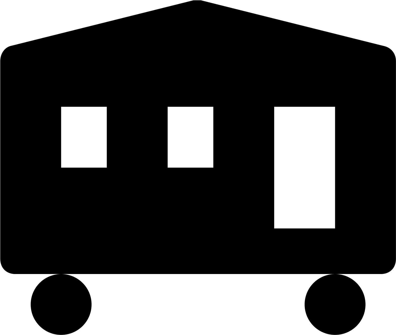 Mobile Home Icon - Mobile House Icon .png (1600x1600), Png Download