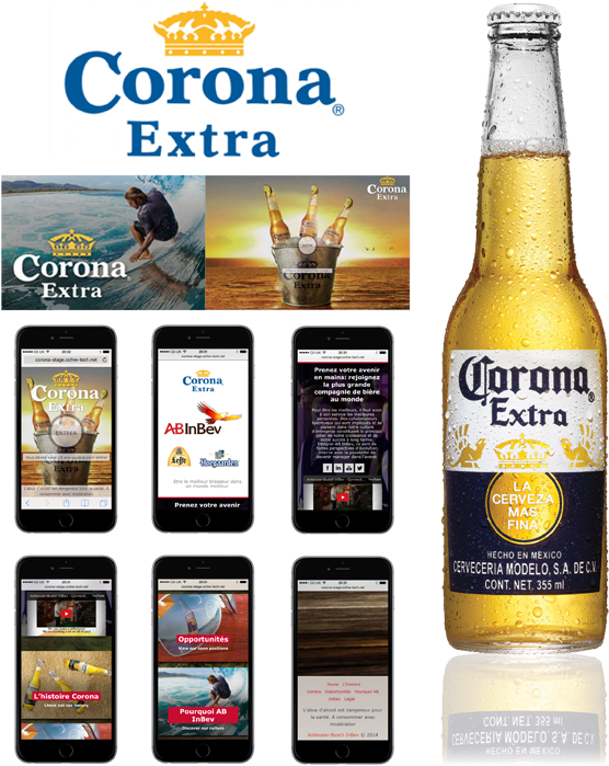 Abi's Mobile-optimized Images For Corona - Corona Extra (556x792), Png Download