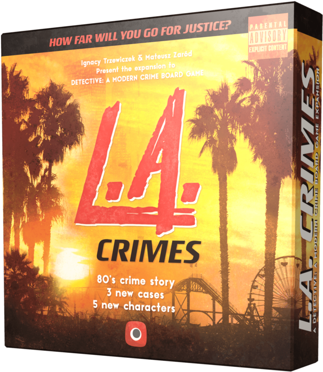 Detective - L - A - Crimes - Board Game (1024x1024), Png Download