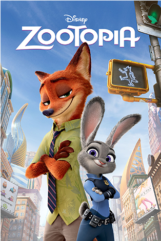 Digital Hd - Fox And Rabbit Zootropolis Dvd (470x470), Png Download