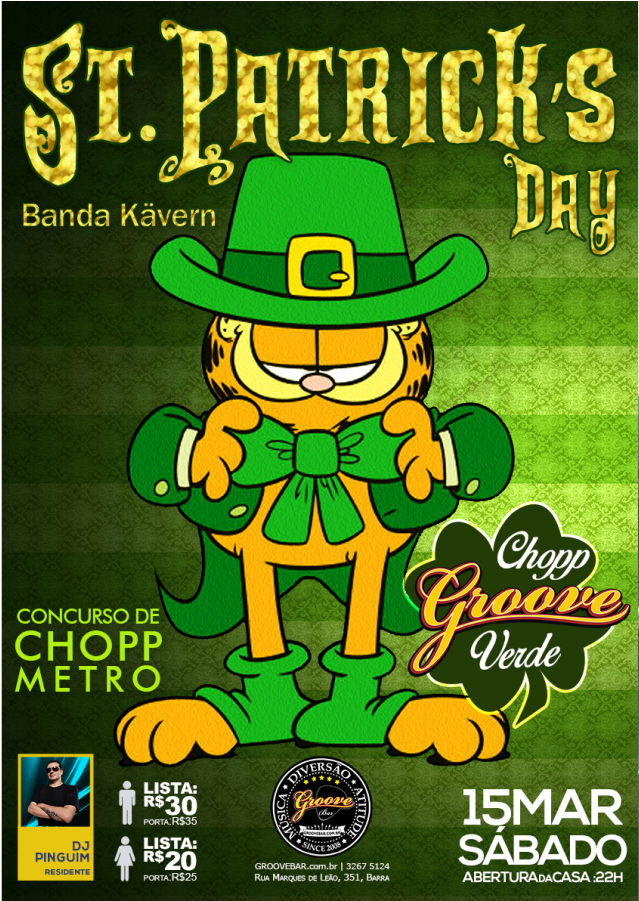 Live @ St - St Patrick's Day 2012 (900x900), Png Download
