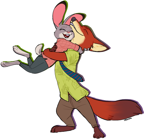 Free Download I Saw Zootopia Today With - Nick Wilde Monster Deviantart (500x474), Png Download