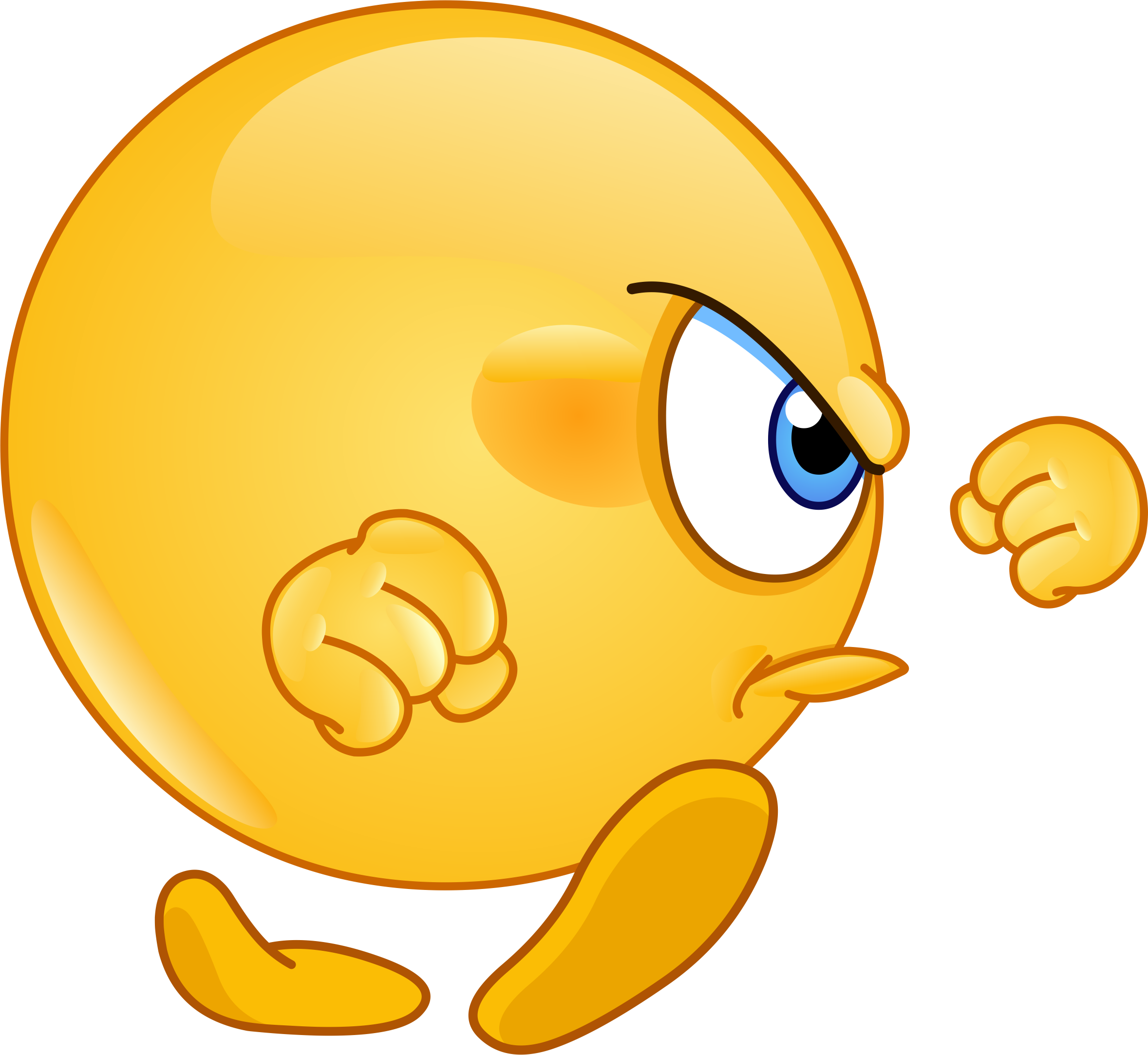 Hotsigns And Decals - Angry Emoji (2357x2167), Png Download