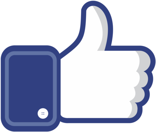 Like Button Png - Sinal De Curtir Png (525x443), Png Download