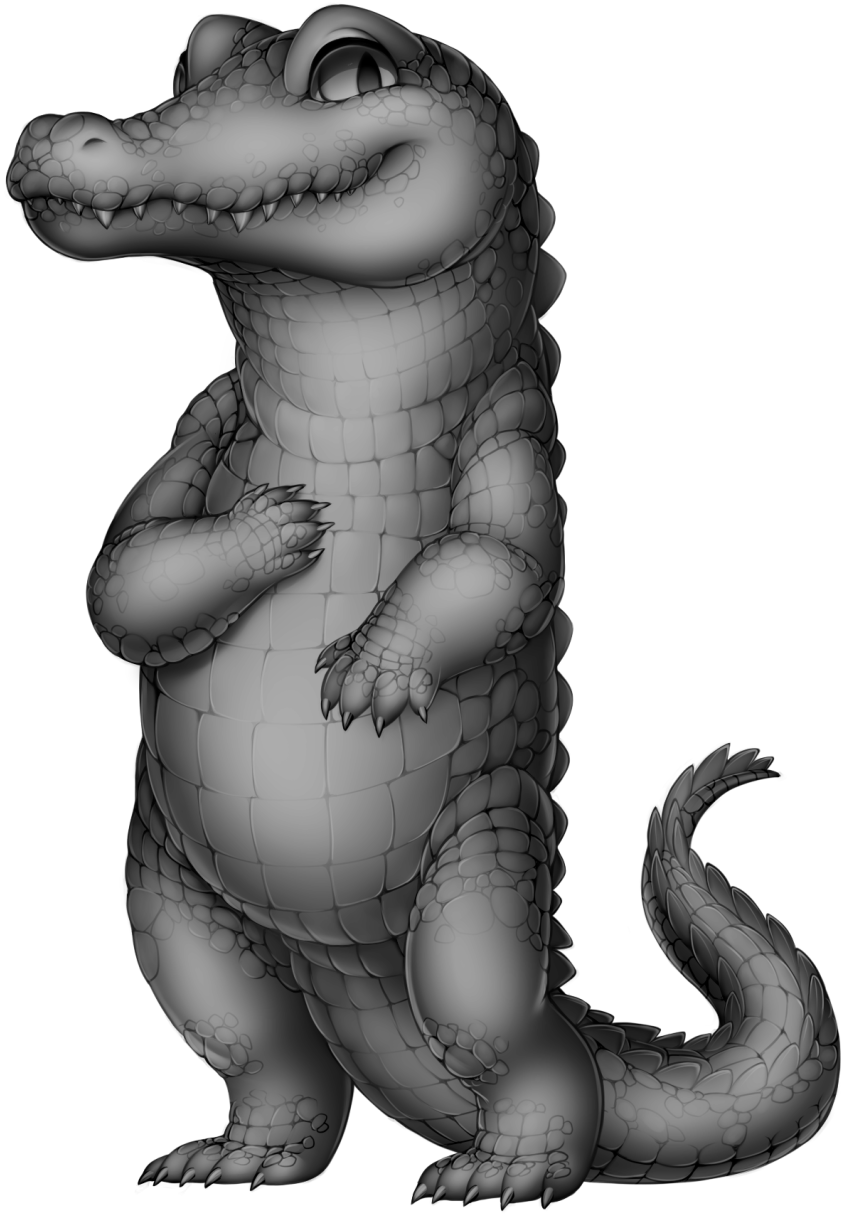Furvilla Alligator/croc Base - Furvilla Crocodile Base (928x1280), Png Download