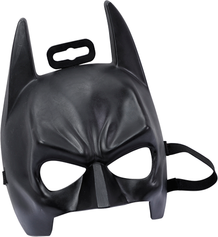 Batman Mask, , Large - Batman Maske (433x471), Png Download