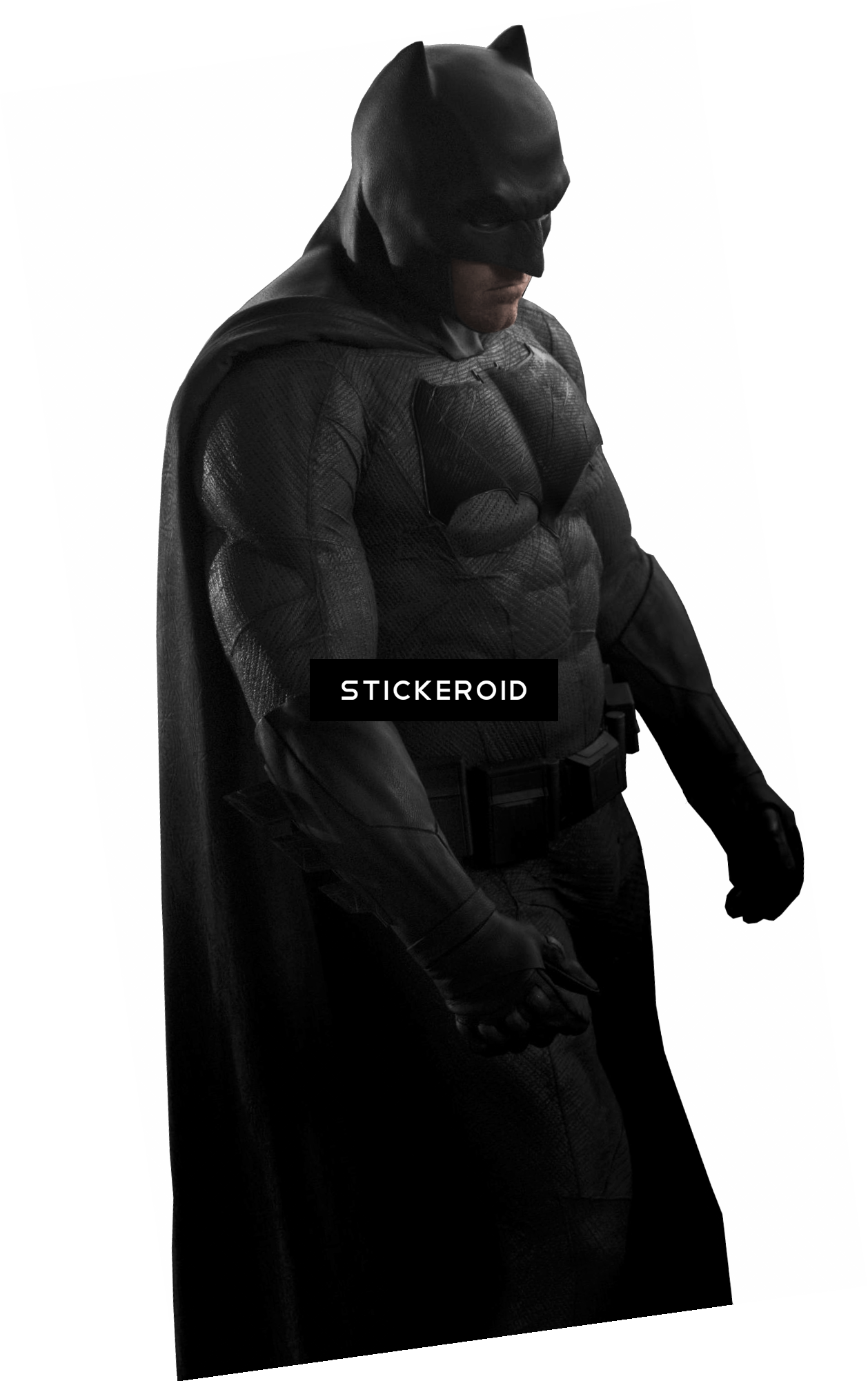 Batman Mask - Fur Clothing (1258x2001), Png Download