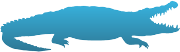 Alligator Temporary Tattoo - Tattoo (350x350), Png Download