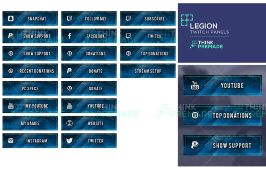 Twitch Overlay Panels - Twitch Top Donator Panel (530x353), Png Download