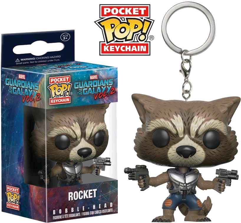 Marvel Guardians Of The Galaxy Vol - Funko Pop Keychain Guardians Of The Galaxy Rocket (435x403), Png Download