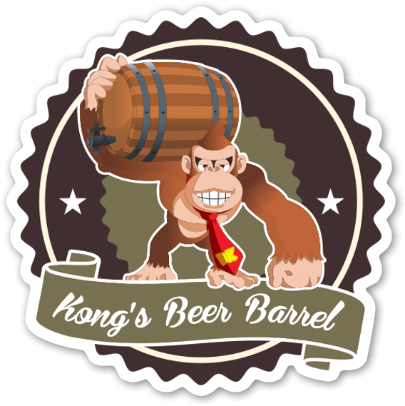 Donkey Kong Beer Sticker - Certified Public Accountant (600x600), Png Download