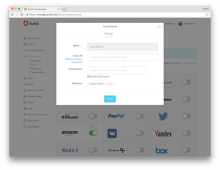 Switch To The Applications Tab, And Select The Application - Soundcloud Client Id (750x579), Png Download