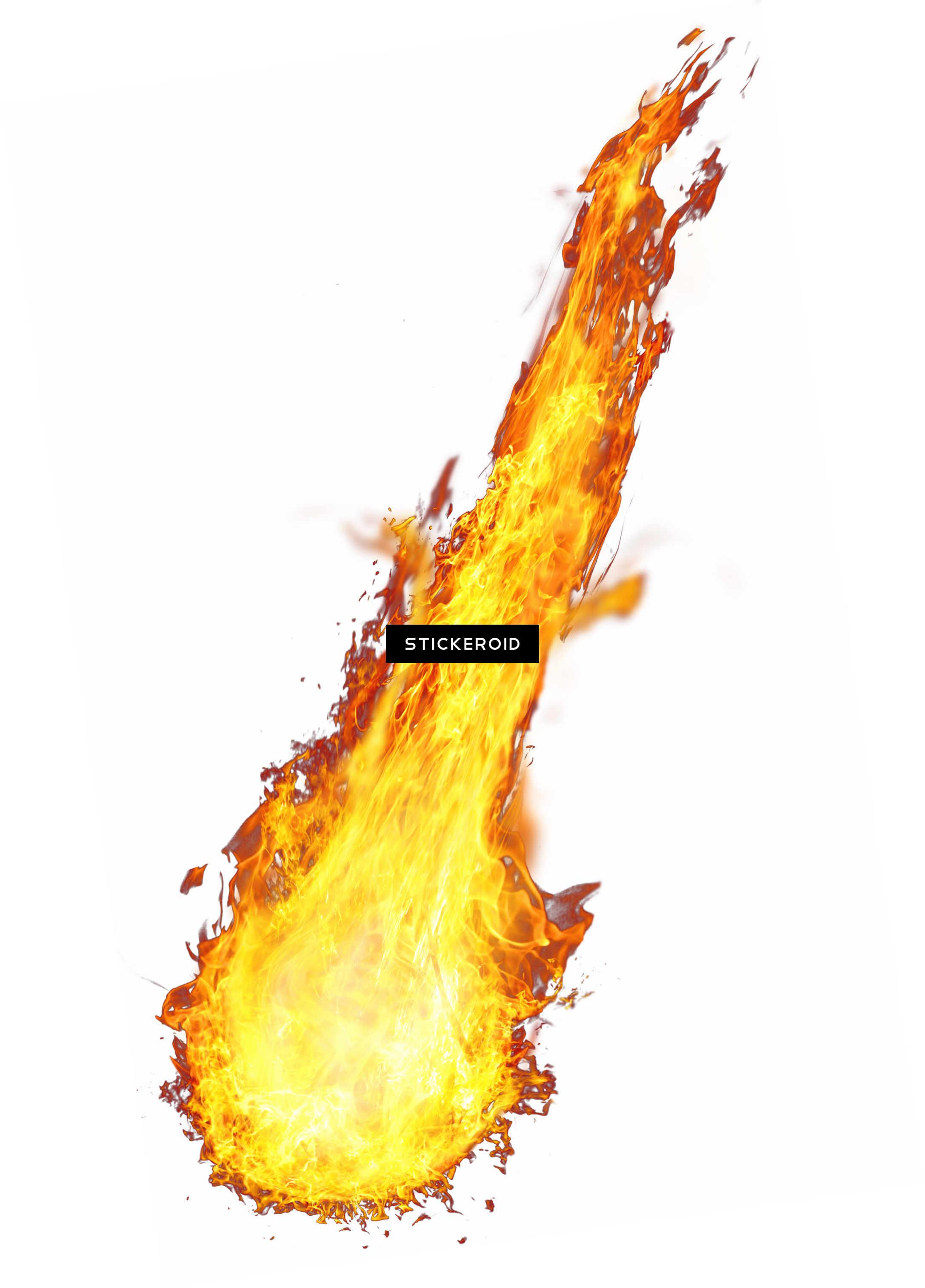 Flame Fire - Clash Of Clan Fire (2174x3027), Png Download