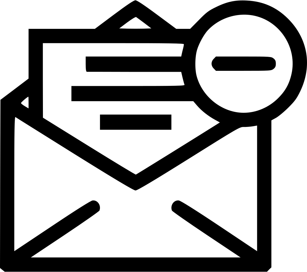 Denied Letter Error Failed Fail Comments - Star Email Icon (980x868), Png Download