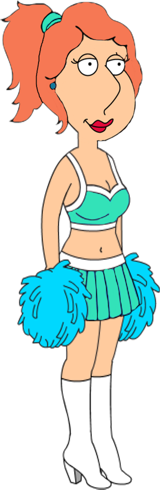 Lois Griffin As A Cheerleader By Darthraner83 - Family Guy Lois Cheerleader (466x992), Png Download