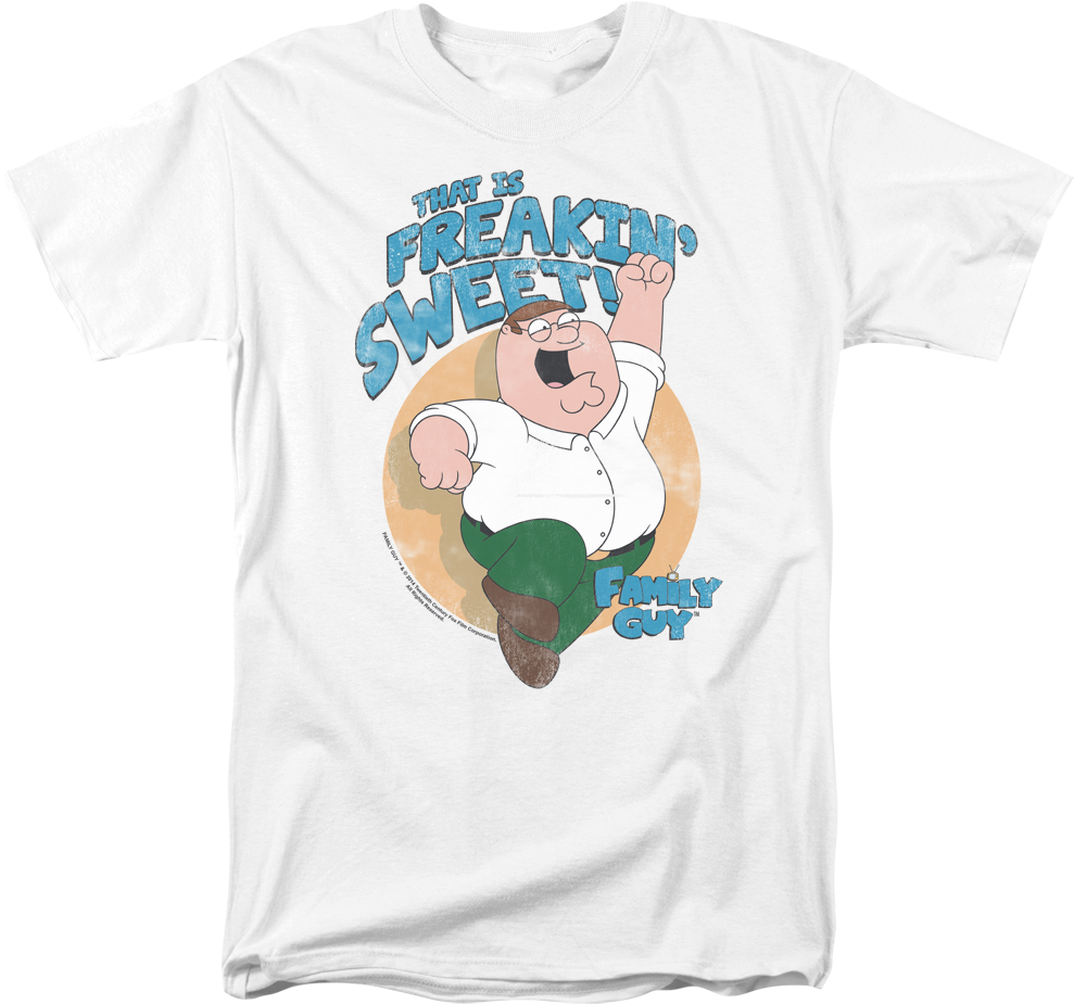 Freakin' Sweet Family Guy T-shirt - Mens Family Guy Tshirt (1000x1000), Png Download