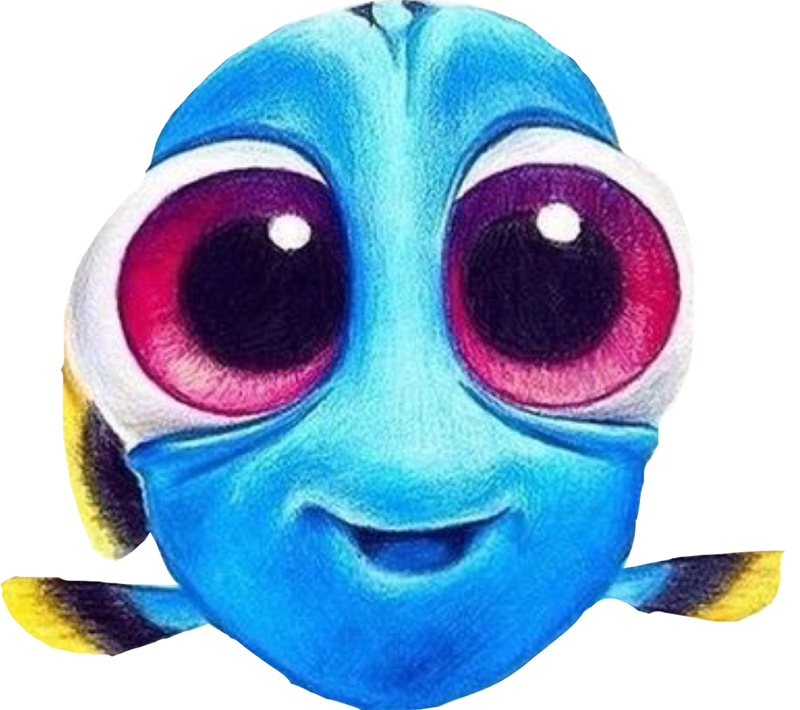 Fish Art Photography Dory Tumblr Naturefreetoedit (1155x1024), Png Download