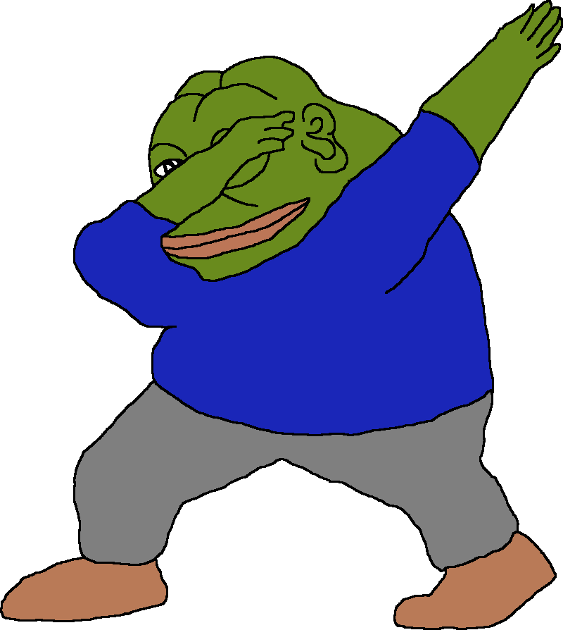 41kib, 800x894, Pepe-dab - Pepe Dab Png (800x894), Png Download